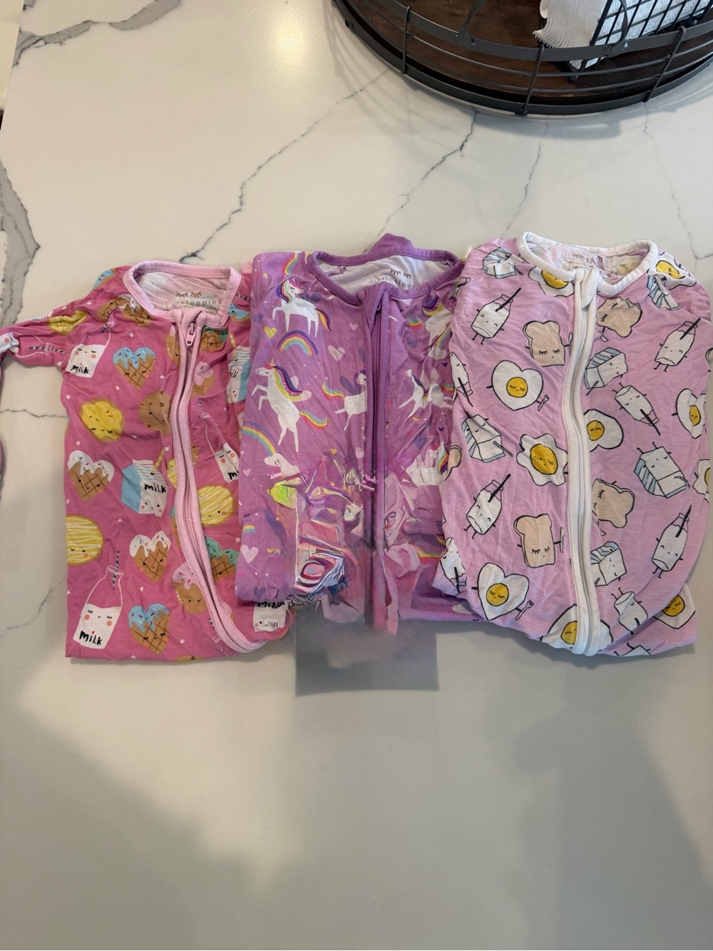 Little Sleepies Zippy Bundle 6-12 Sleep Zipper Pajamas
